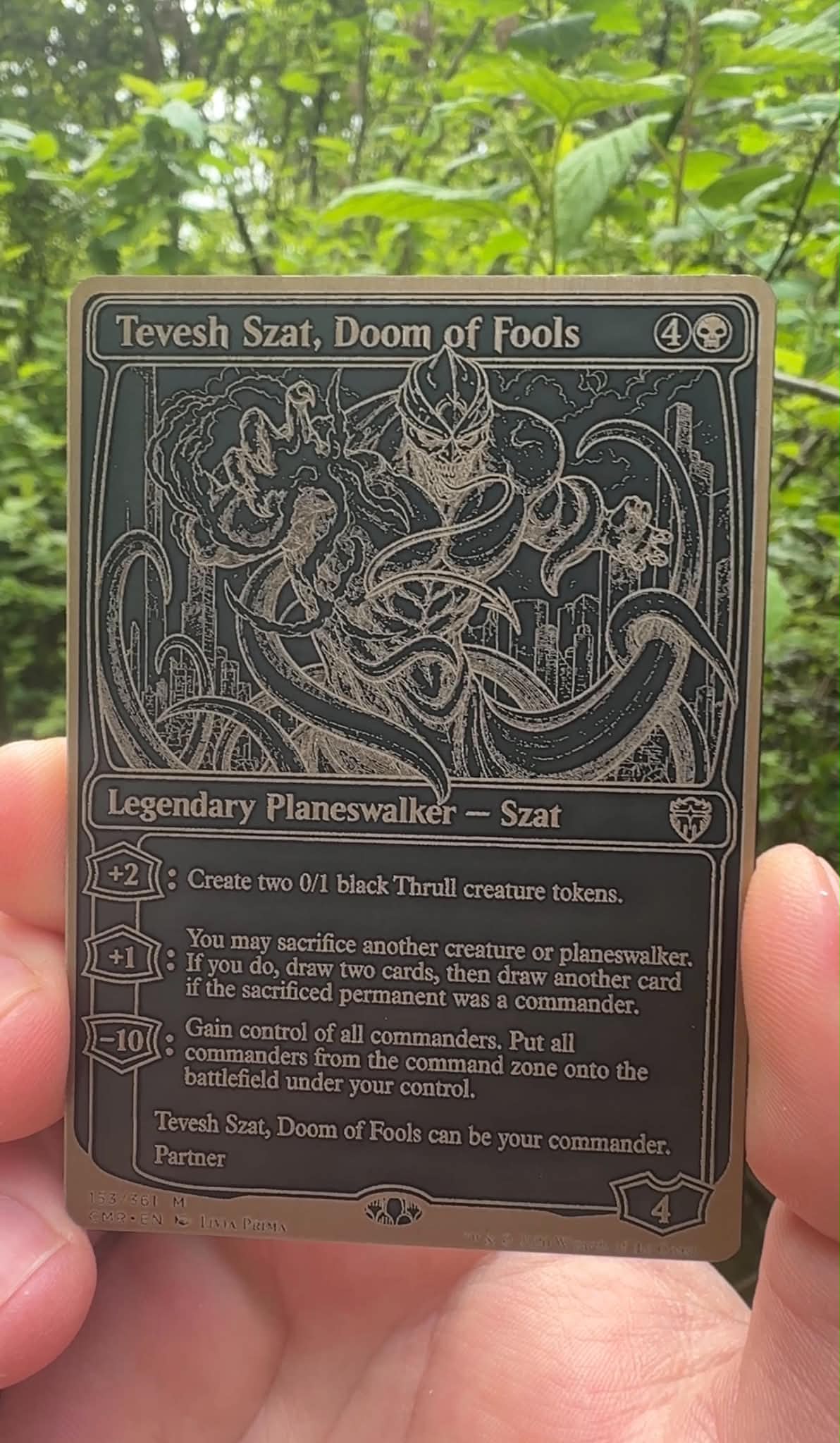 Custom Metal Card Proxy