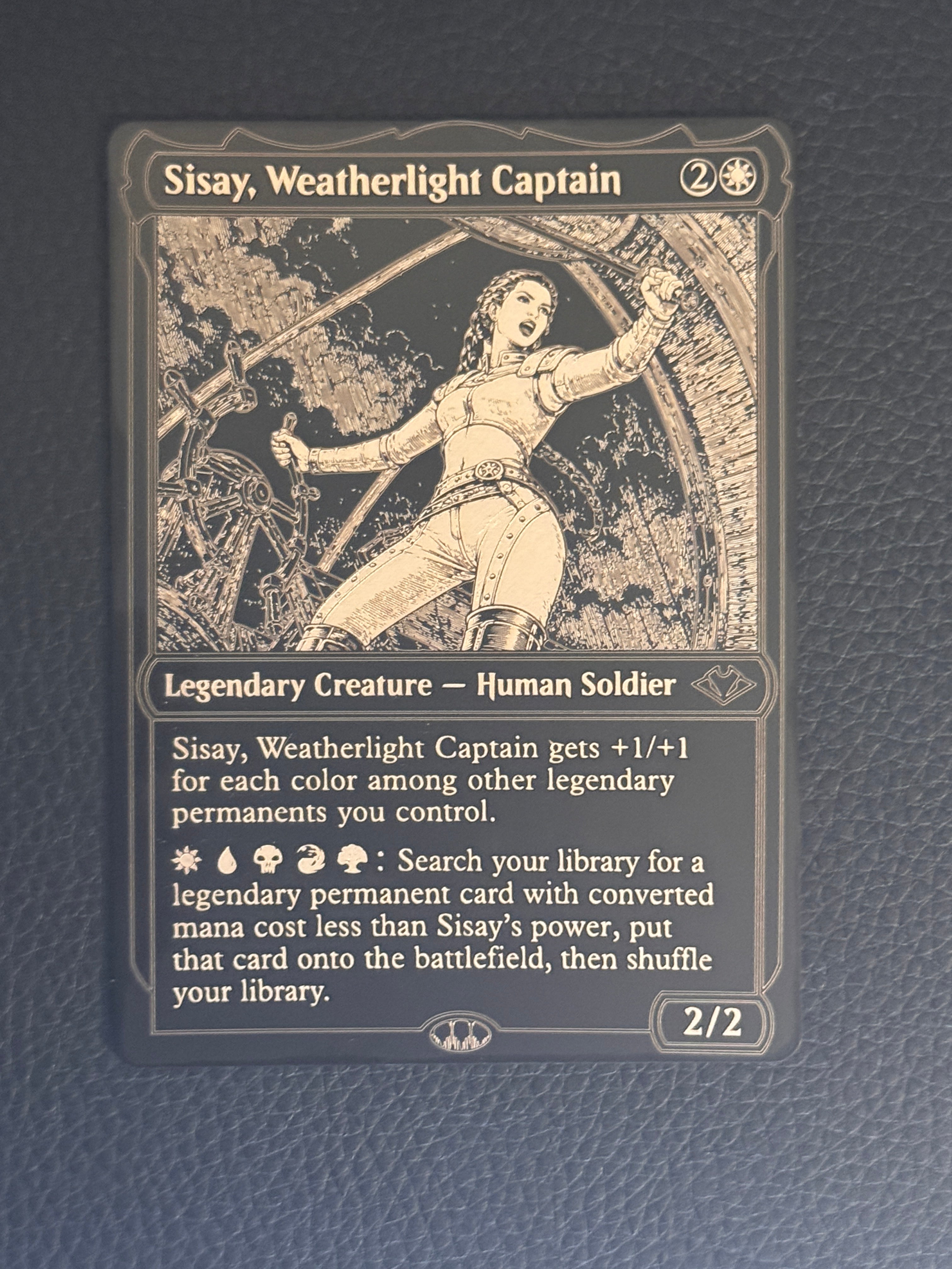 Sisay, Weatherlight Captain Metal Proxy