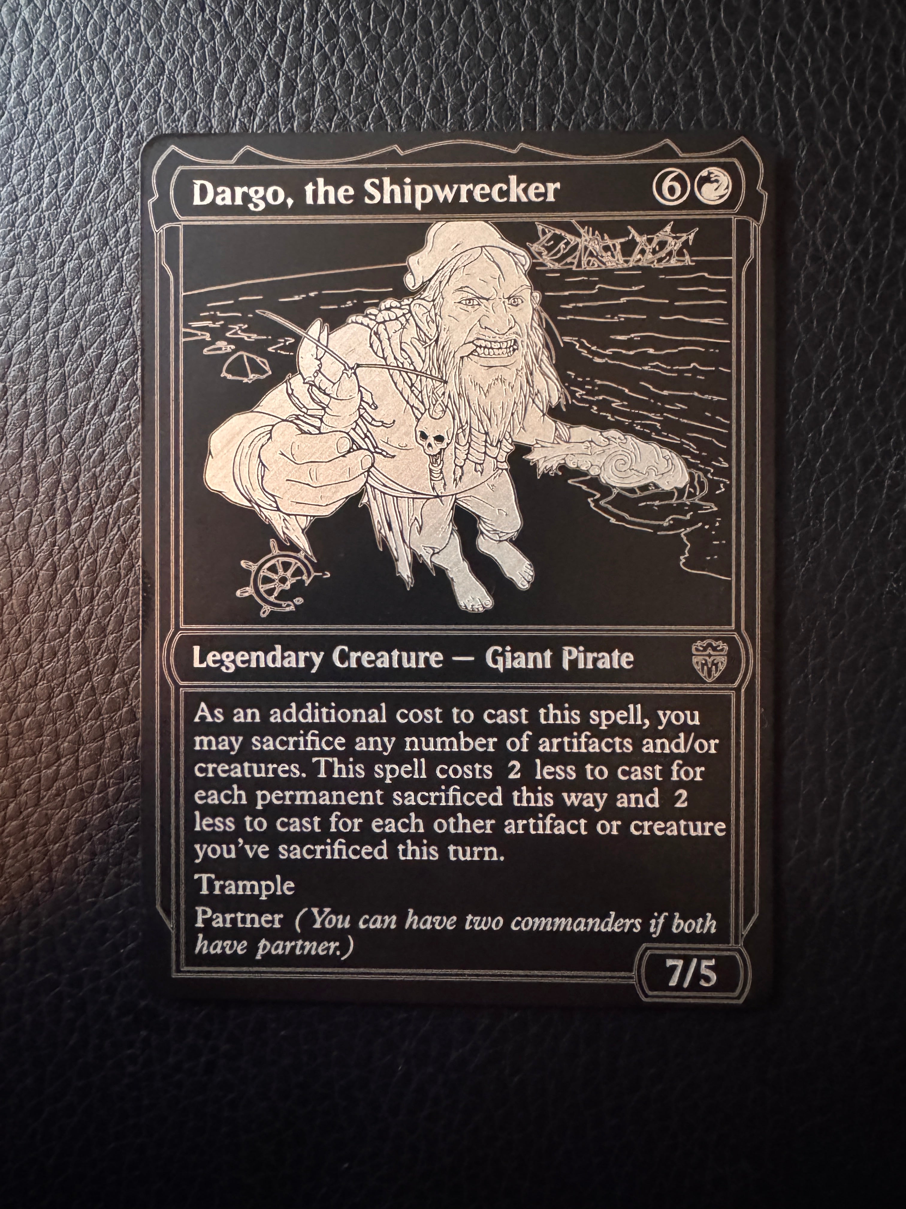 Dargo, the Shipwrecker Metal Proxy