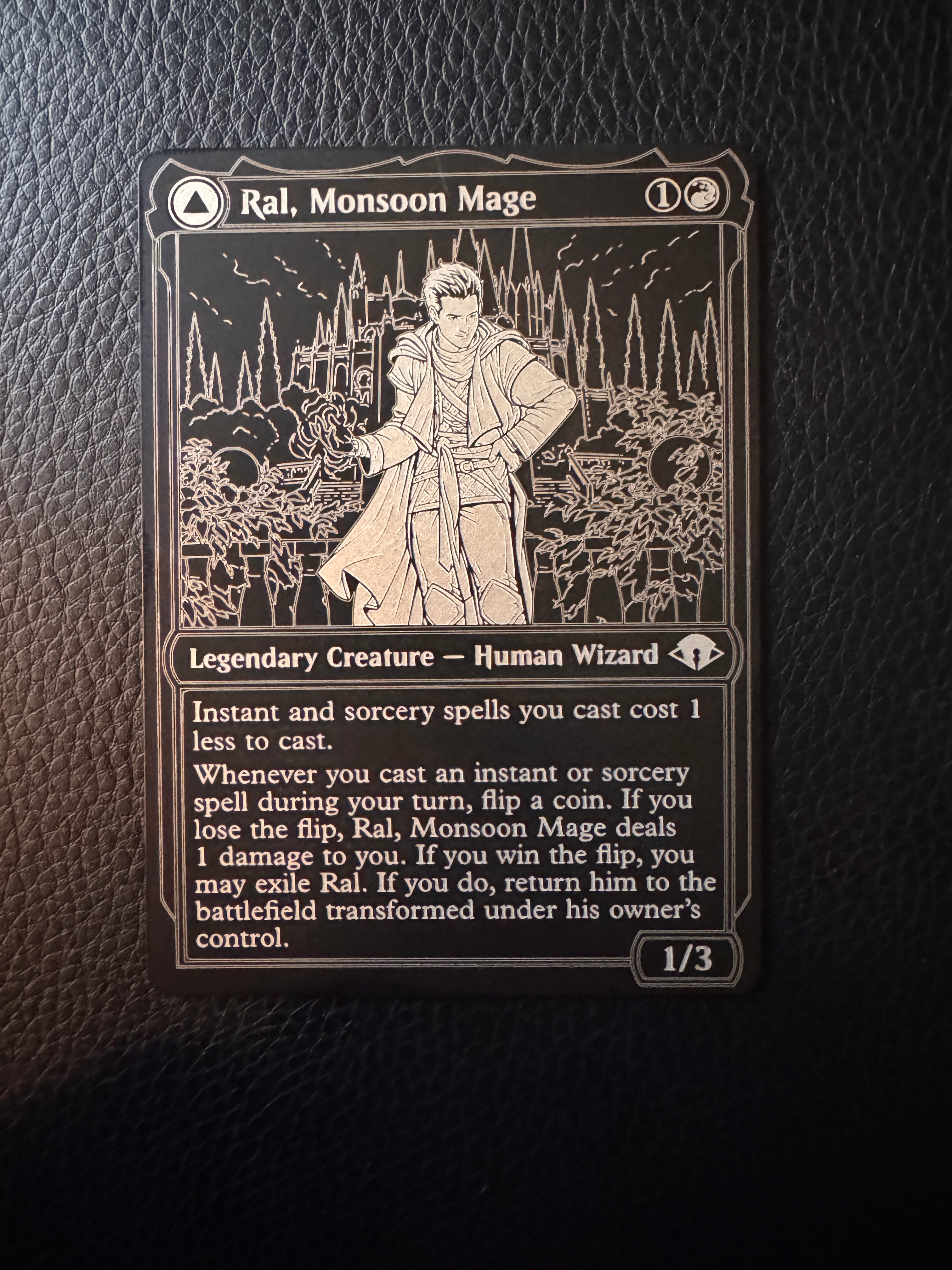 Ral, Monsoon Mage Double-Sided Metal Proxy