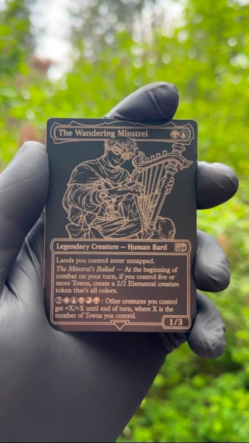 Custom Metal Card Proxy