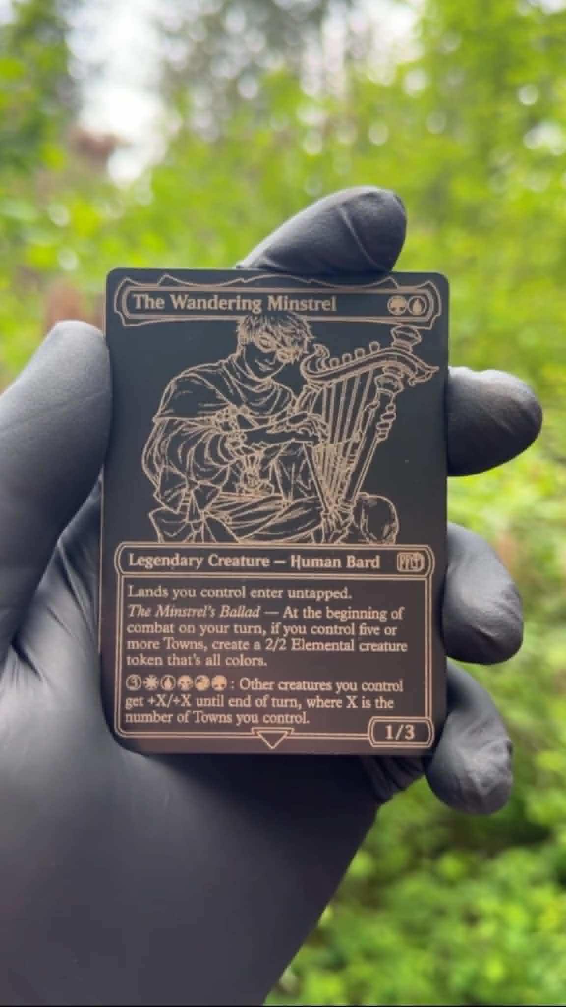 Custom Metal Card Proxy